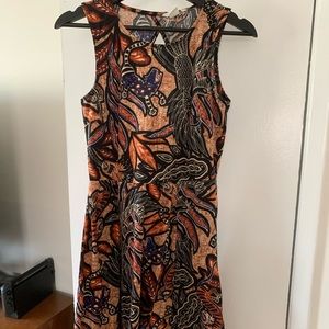 Dress with open back design